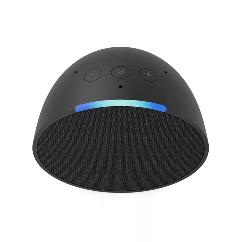 Parlante Inteligente Alexa Echo Pop Negro + Ampolleta LED Inteligente RGB-7