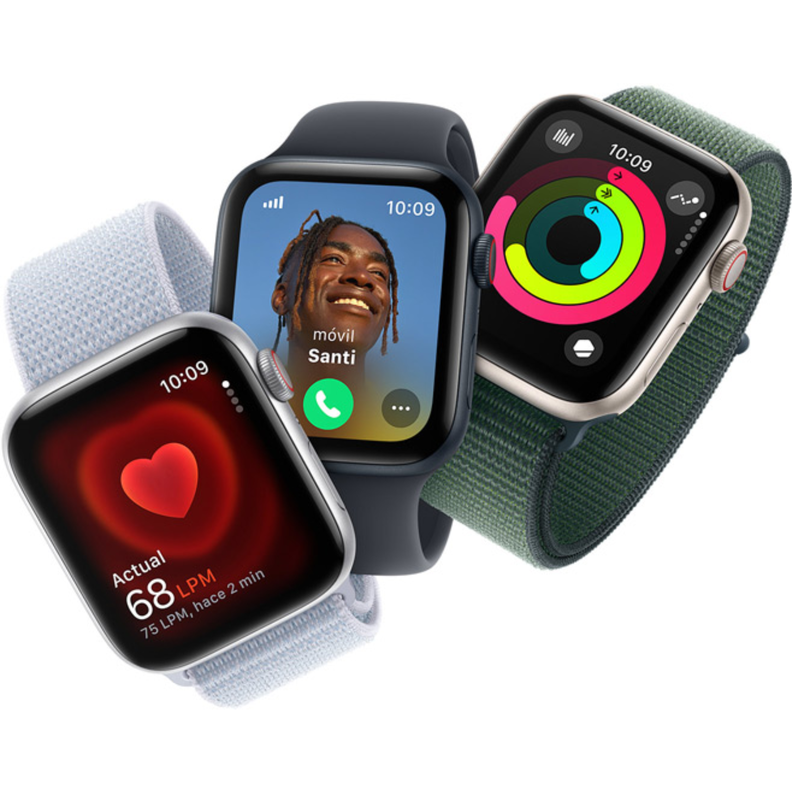 Apple Watch SE 2.ª Gen 2024 (GPS) Caja Starlight aluminio 40mm con correa sport Starlight - S/M-2