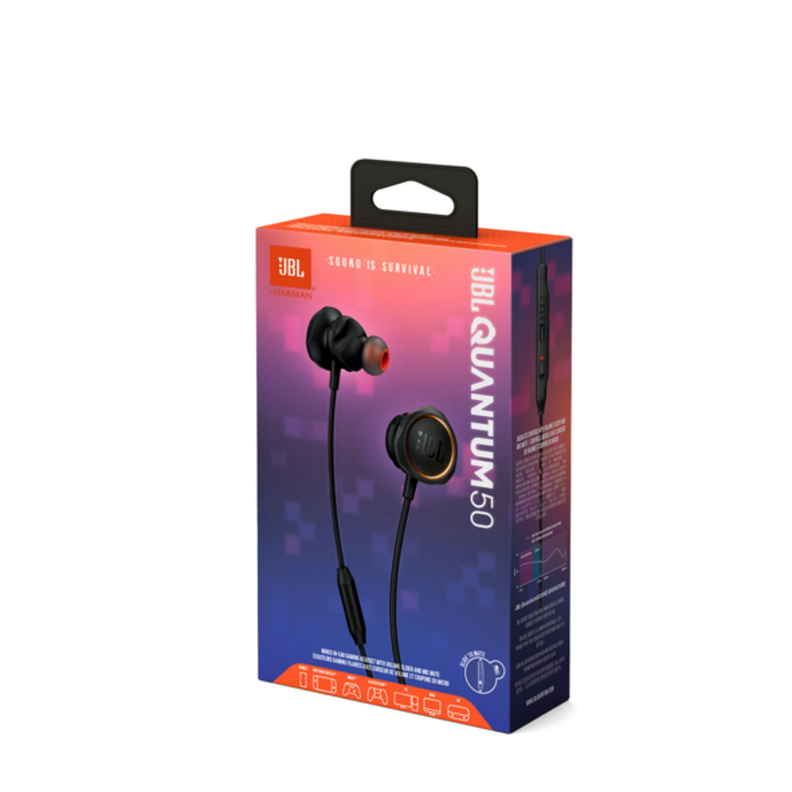 Audífonos con cable JBL Quantum 50 Negro-7