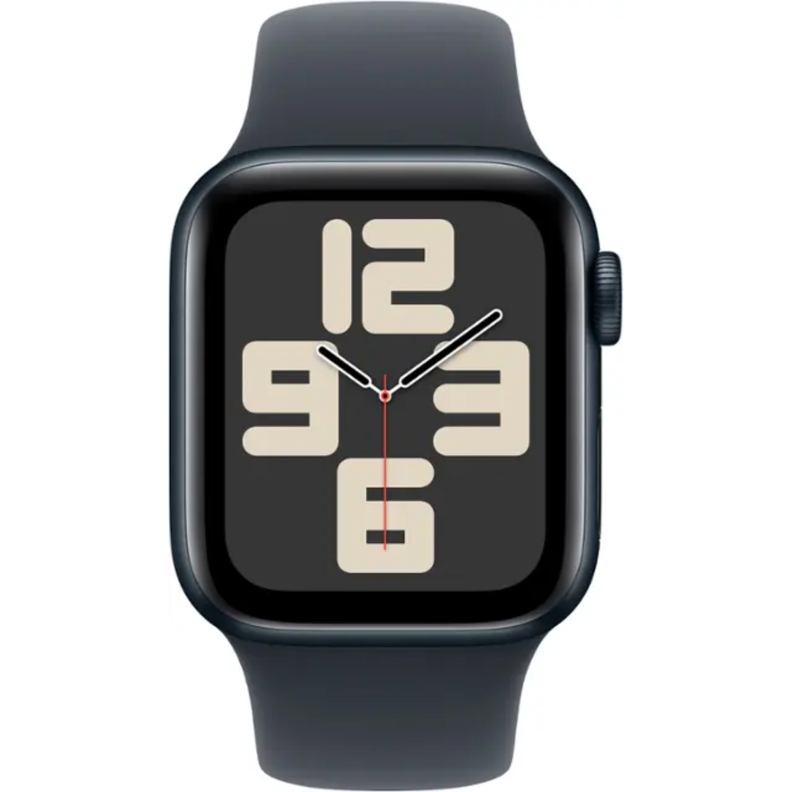 Apple Watch SE 2.ª Gen 2024 (GPS) Caja Midnight aluminio 40mm con correa sport Midnight - S/M-1