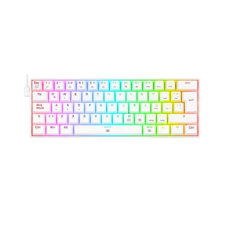 Teclado Mecánico Redragon Dragonborn K630W-RGB-SP - Blanco-0