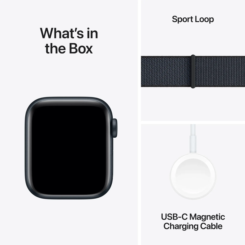 Smartwatch Apple Watch SE (2ª generación) Caja Midnight aluminio 40mm con correa Sport Loop - S/M-2