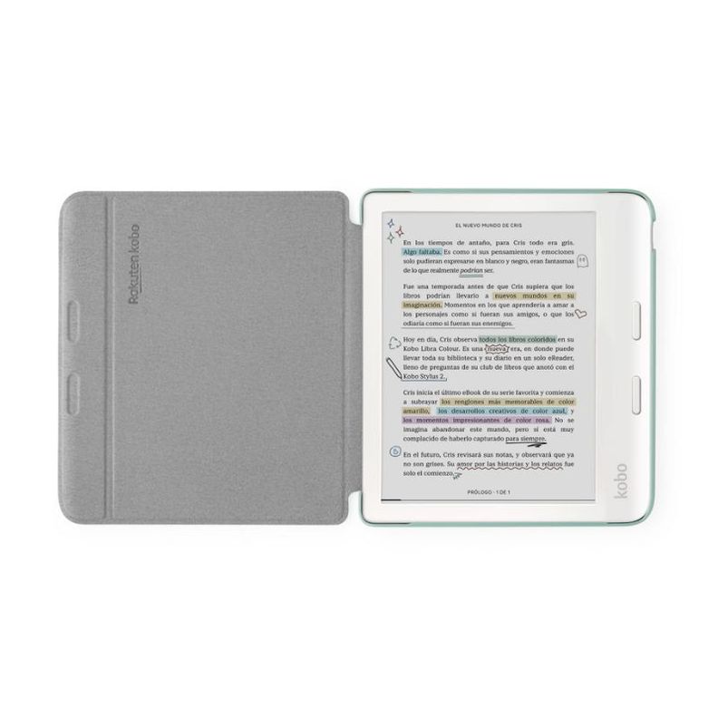Funda Protectora Basic SleepCover para Kobo Libra Colour - Verde-2