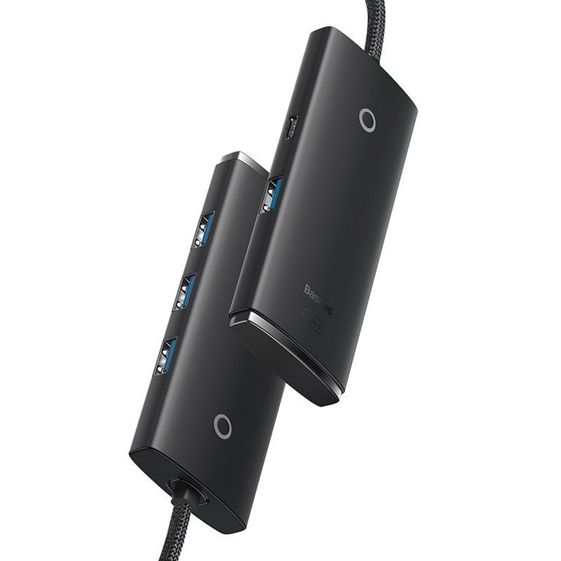 Adaptador HUB 4 en 1 USB-C a USB 3.0  x 4 - 1 Metro - Baseus Lite Series-4