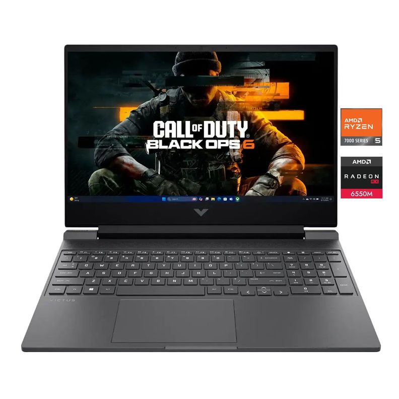 Notebook Gamer HP Victus 15.6" Full HD AMD Ryzen 5 - 512 GB - Gris-0