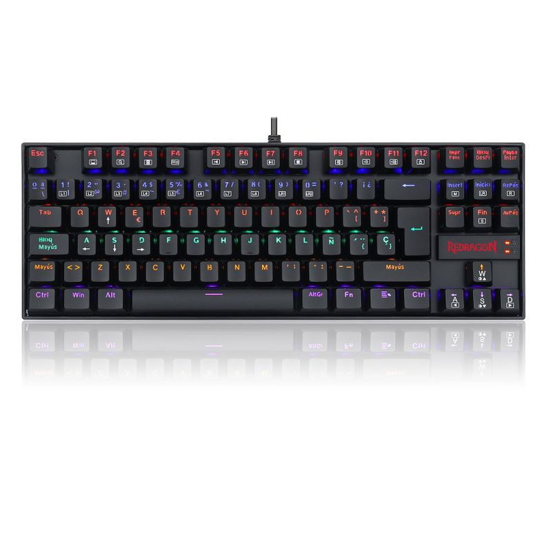 Teclado Gamer KUMARA 2 K552RSP Rainbow Negro-0