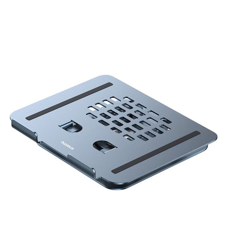 Soporte Notebook Baseus Plegable Giratorio 360 Aluminio - Gris-2
