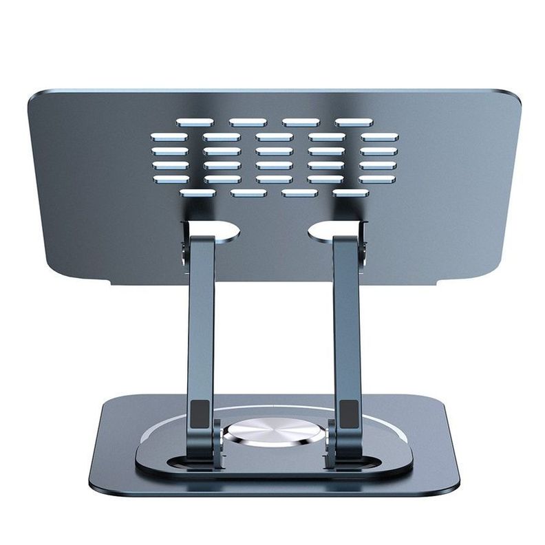 Soporte Notebook Baseus Plegable Giratorio 360 Aluminio - Gris-3