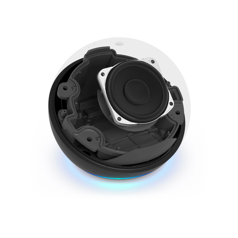 Parlante Inteligente Alexa Echo Dot 5 Negro + Ampolleta Inteligente RGB-4