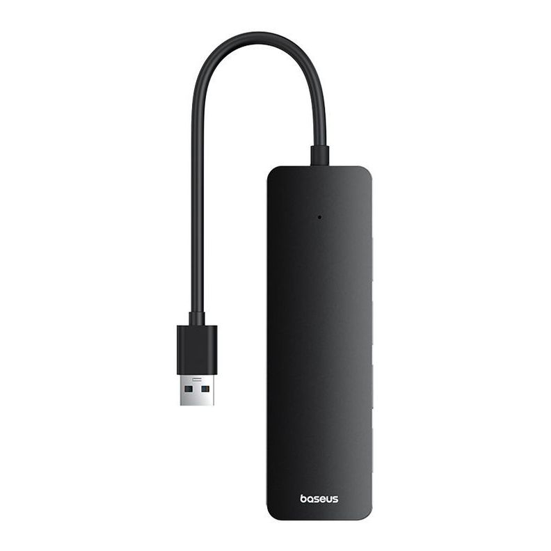 Adaptador HUB 15cm USB-A a USB 3.0 X 4 - 5 Gbps - Baseus UltraJoy Series - Negro-0