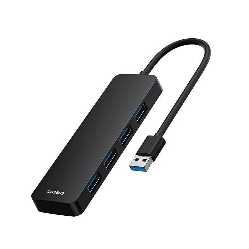 Adaptador HUB 15cm USB-A a USB 3.0 X 4 - 5 Gbps - Baseus UltraJoy Series - Negro-4