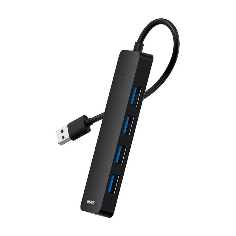 Adaptador HUB 15cm USB-A a USB 3.0 X 4 - 5 Gbps - Baseus UltraJoy Series - Negro-5