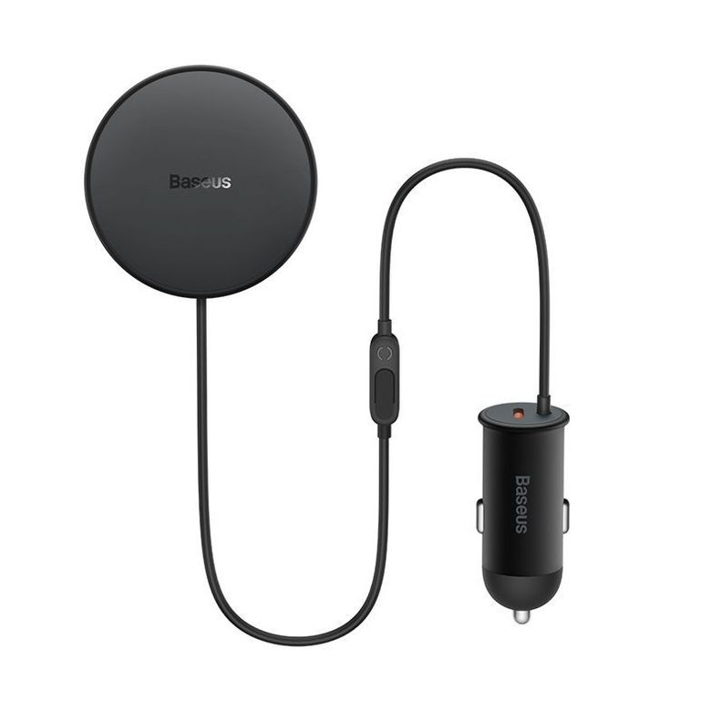 Cargador Inalámbrico MagSafe para Autos - Baseus - Negro-0