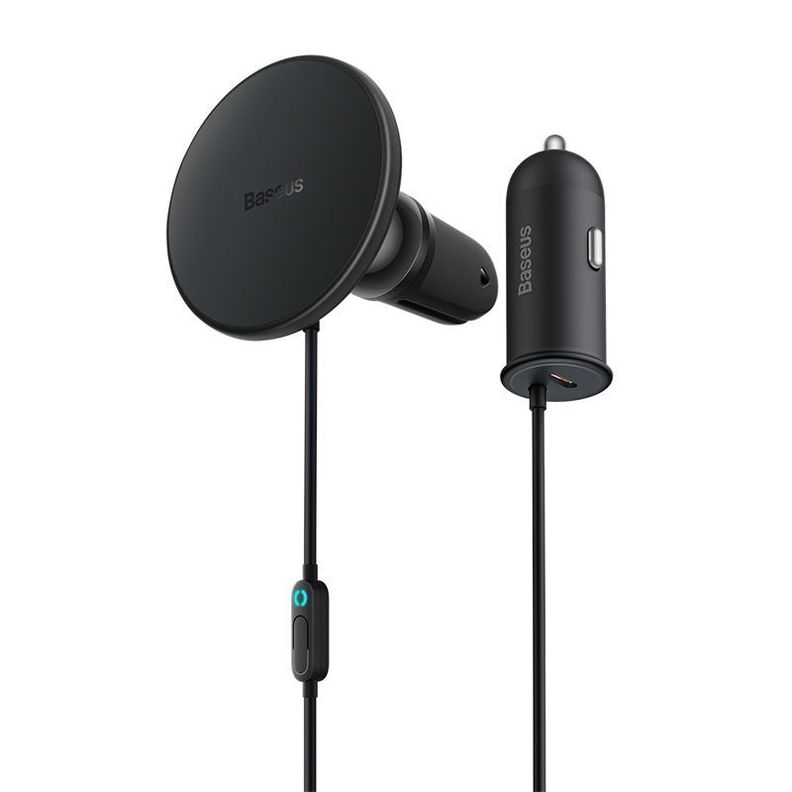 Cargador Inalámbrico MagSafe para Autos - Baseus - Negro-1