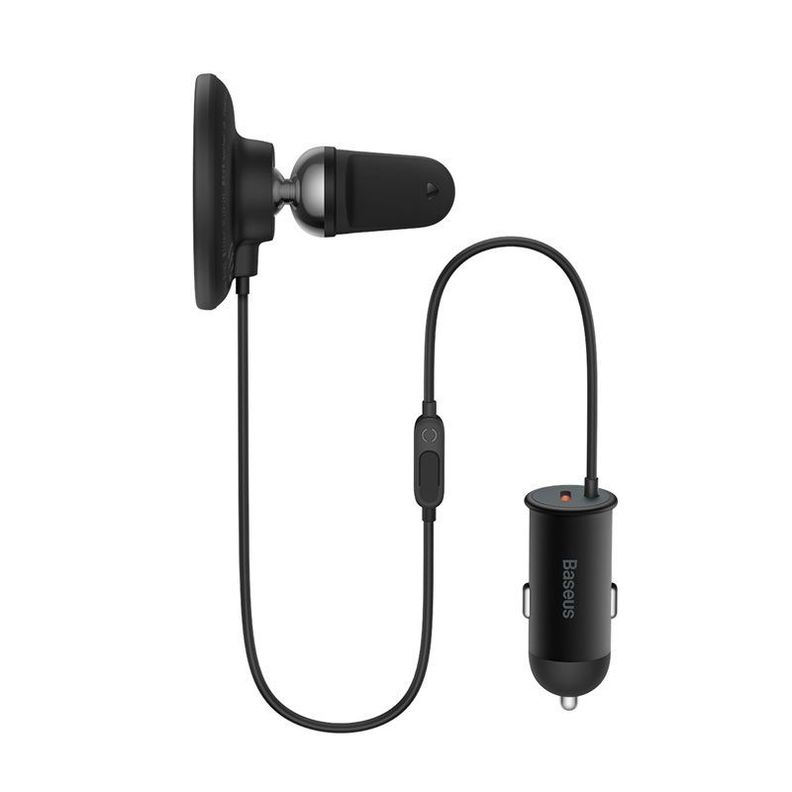 Cargador Inalámbrico MagSafe para Autos - Baseus - Negro-2