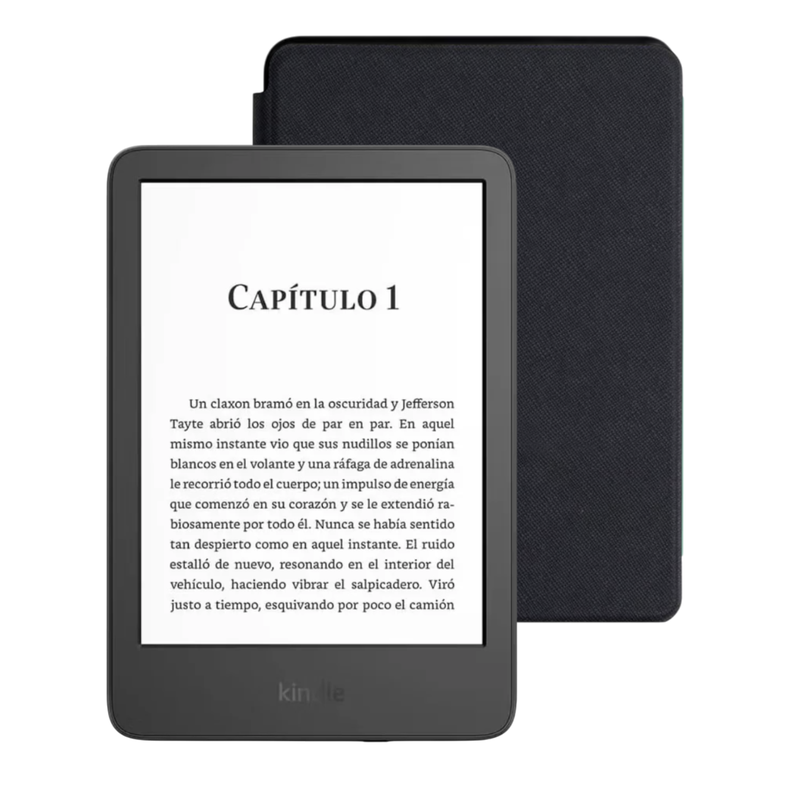 Kindle Paperwhite 7" 2024 16 GB Sin Publicidad con Funda Negra-0