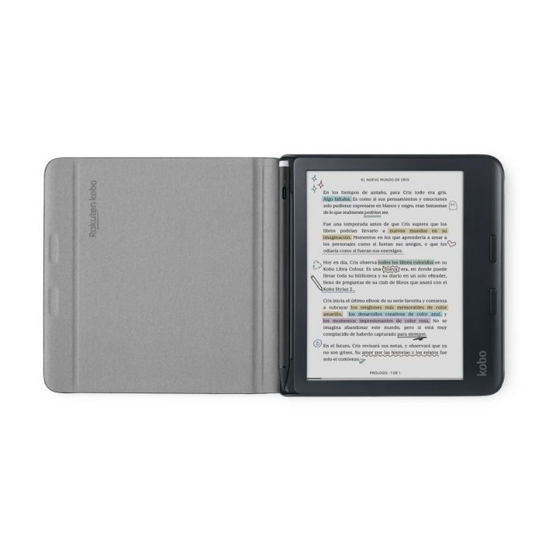 Funda Protectora Notebook SleepCover para Kobo Libra Colour - Negro-1