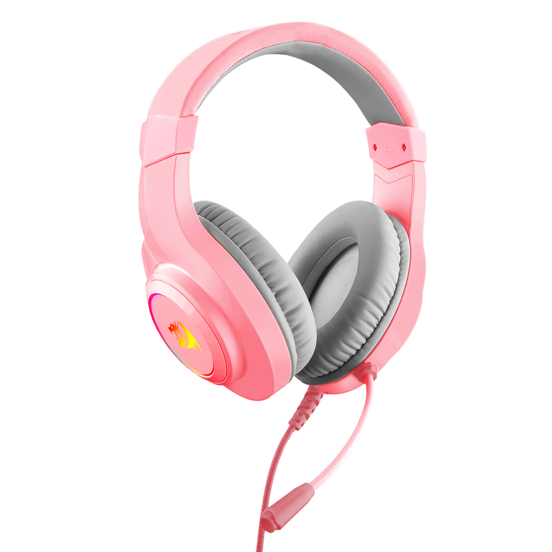 Audifono Gamer Redragon HYLAS H260 RGB Rosado-1