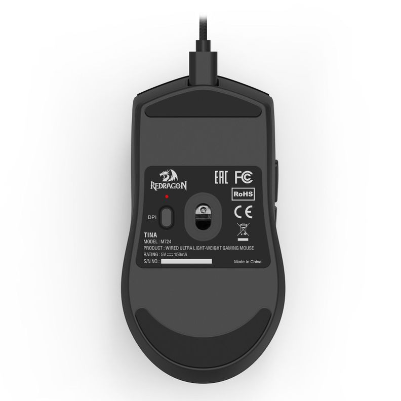 Mouse Gamer Redragon King M724 - Negro-1