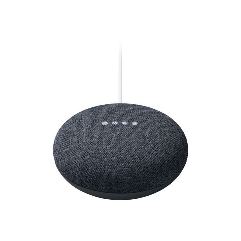 Pack Google Nest Mini (2da Gen.) - Negro + Ampolleta LED Inteligente RGB-4