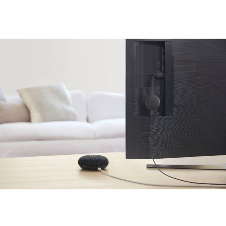 Pack Google Nest Mini (2da Gen.) - Negro + Ampolleta LED Inteligente RGB-6