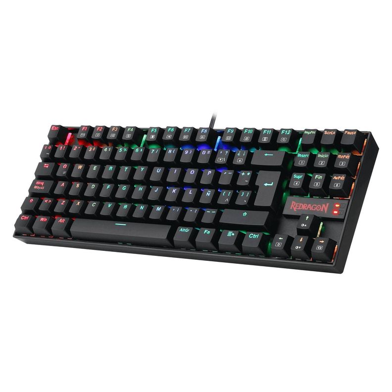 Teclado Gamer Redragon Kumara K552 RGB Switch Blue Negro-2