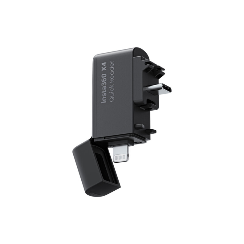 Lector Rápido para Cámara Insta360 X4 - USB-C y Lightning-0