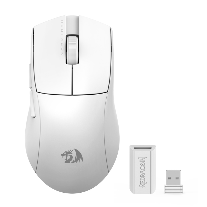 Mouse Gamer Redragon King Pro M916 1K Hz Blanco-0