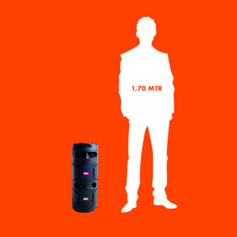 Parlante Karaoke Blik Screamer3 - Negro-4