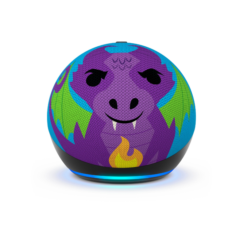 Parlante Inteligente Alexa Echo Dot Kids 5 - Dragón-0