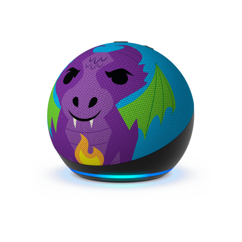 Parlante Inteligente Alexa Echo Dot Kids 5 - Dragón-2