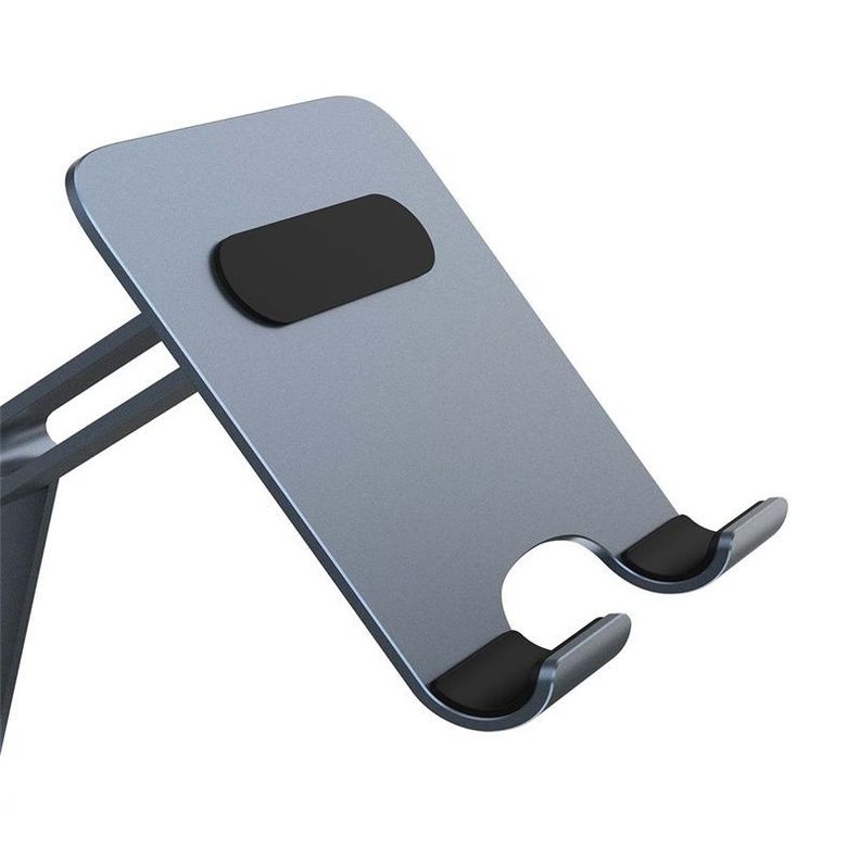 Soporte Baseus Metálico Biaxial Plegable de Escritorio para Tablets/iPad - Gris-4