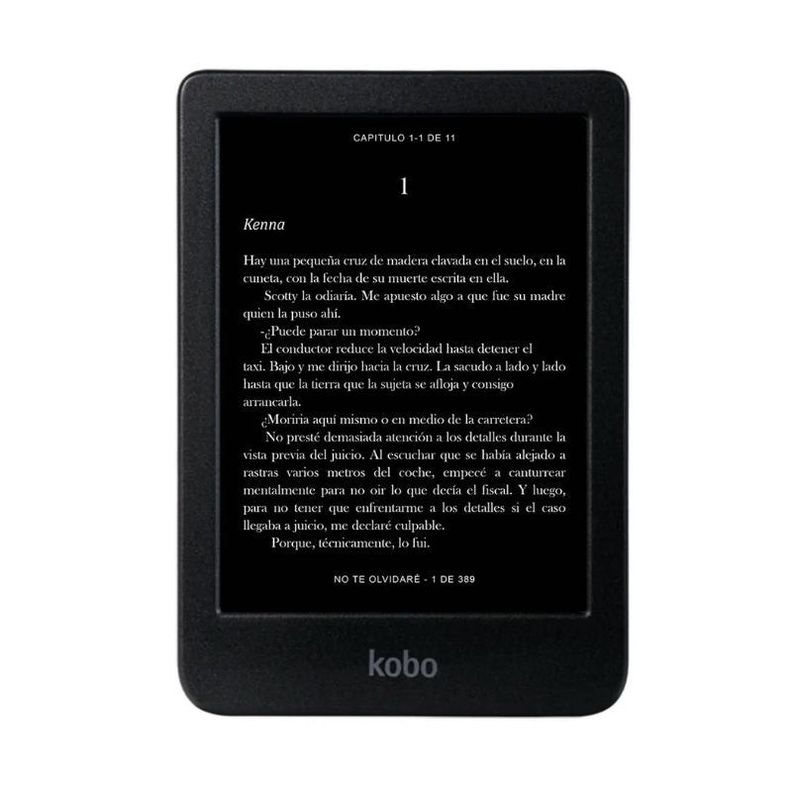 Lector E Reader Kobo Clara BW HD 6" - 16GB - Negro-1