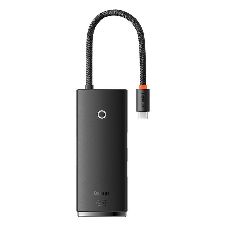Adaptador HUB 6 en 1 Tipo-C a HDMI + USB 3.0 x 2 + Tipo-C + SD/TF - Baseus Lite Series-0