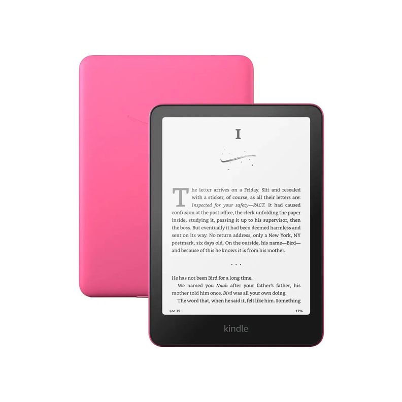 Amazon Kindle Paperwhite 7" e-Reader (2024) 16 GB Raspberry con Funda Premium negro-2
