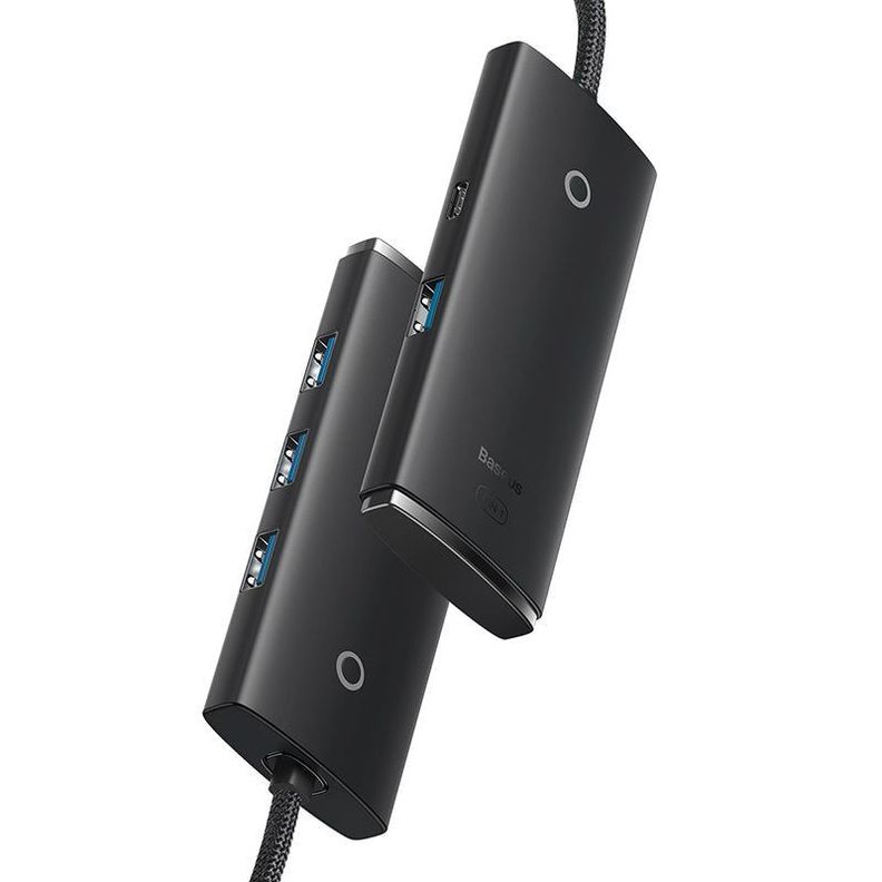 Adaptador HUB 4 en 1 USB-A a USB 3.0  x 4 - 2 Metros - Baseus Lite Series-2