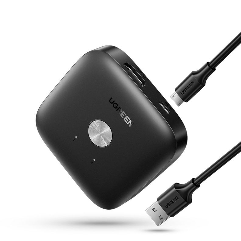 UGREEN Conmutador HDMI 2 en 1 (con cable Micro USB a USB-A)-0