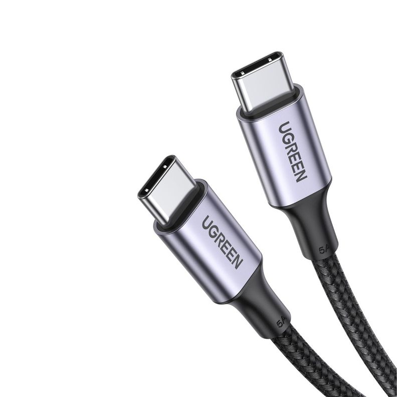 UGREEN Cable de datos USB-C 2.0 a USB- C 2.0 5A 2M-7