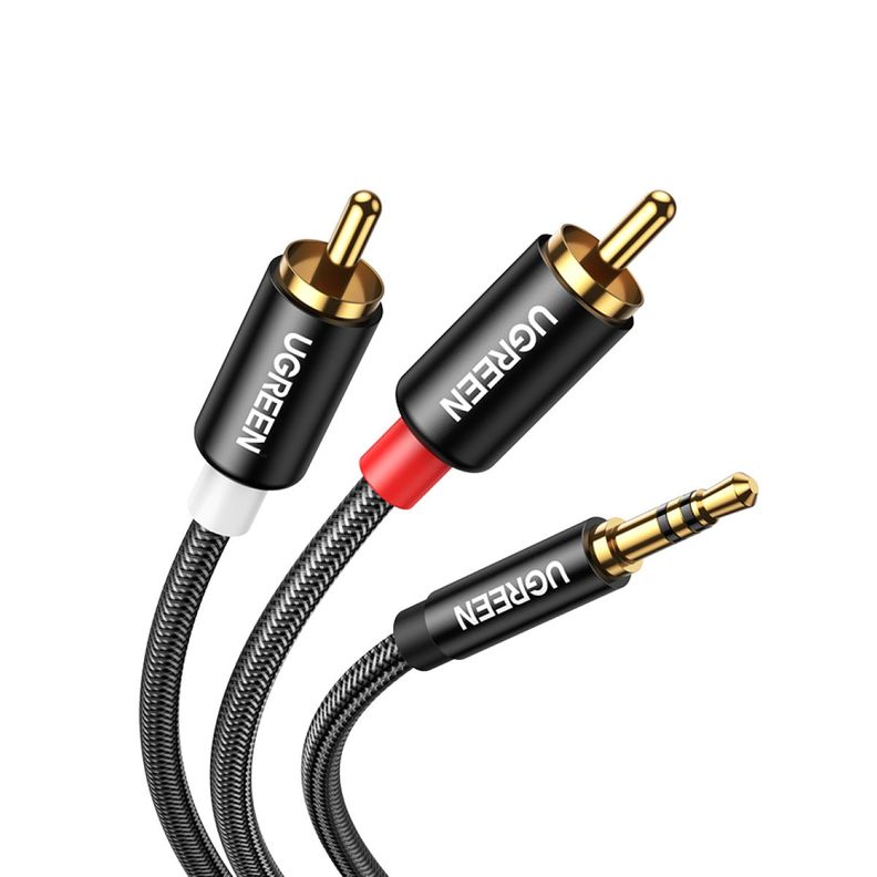 UGREEN Cable de 3,5 mm a 2 RCA 3m-0