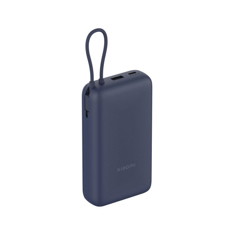 Xiaomi 33W Power Bank 20000mAh Cable Integrado Azul-1