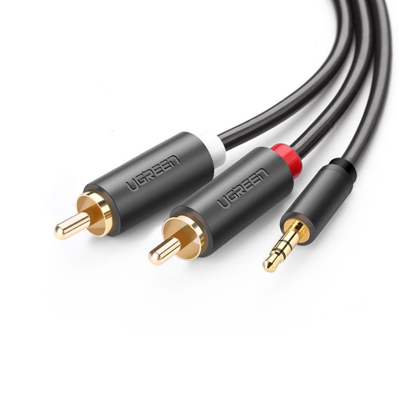 UGREEN Cable de audio de 3,5 mm a 2 RCA 1,5m-0