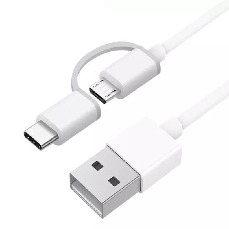 Mi 2-in-1 USB Cable Micro USB to Type C-1