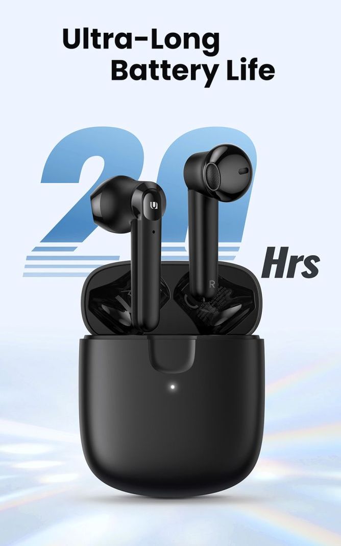 UGREEN Audífonos Inalámbricos HiTune T2 True Wireless Negro-1