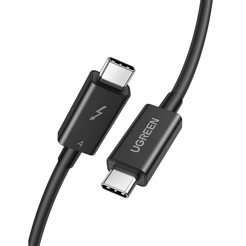 UGREEN Cable Thunderbolt 4 USB-C a USB-C 80cm Negro-0