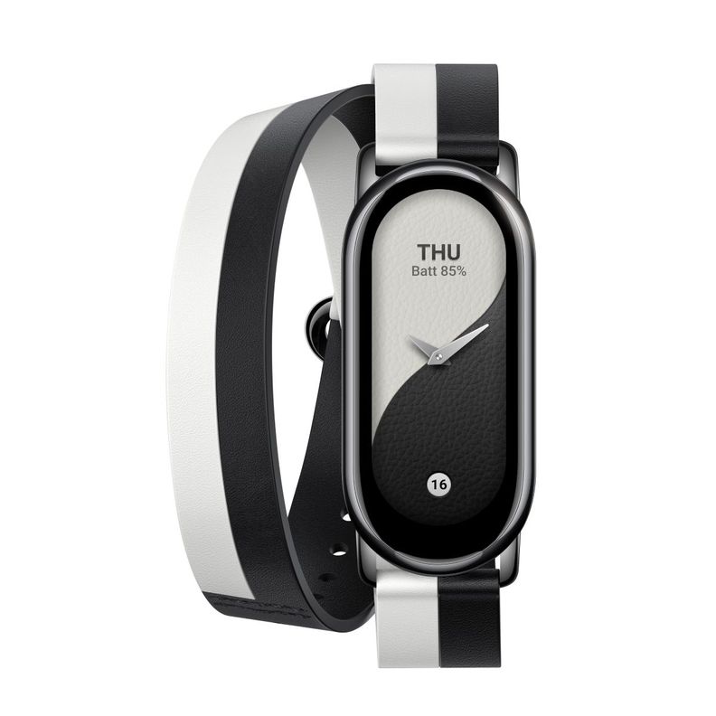 Correa Xiaomi Smart Band 8 Strap Black and white-0