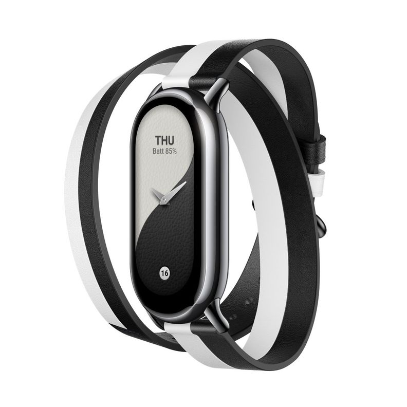 Correa Xiaomi Smart Band 8 Strap Black and white-1