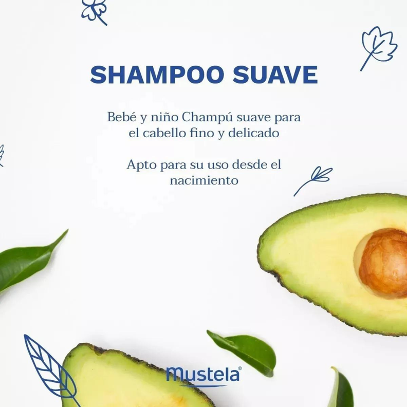 Shampoo Suave Bebe Mustela 200 Ml-1