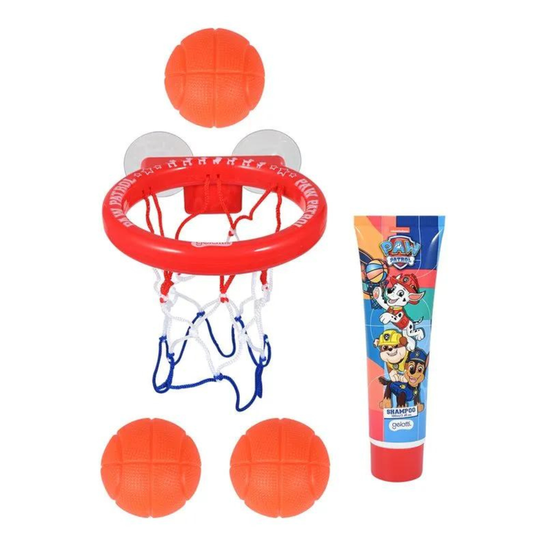 Set De Niño Baño Paw Patrol Shampoo + Juego De Basketball-1