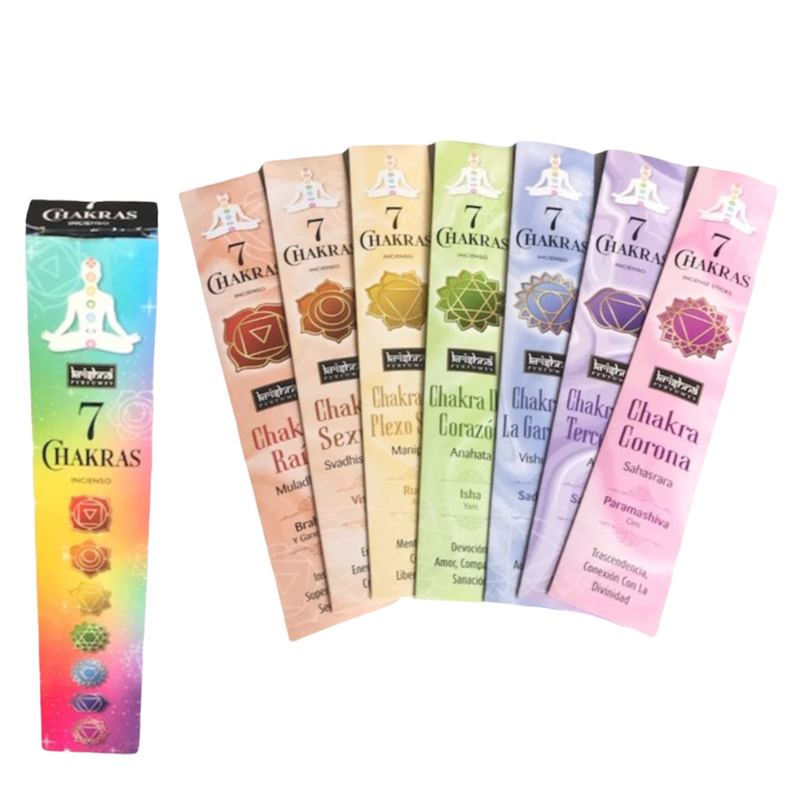 Inciensos Krisnha 7 CHAKRAS -7 EN 1--0
