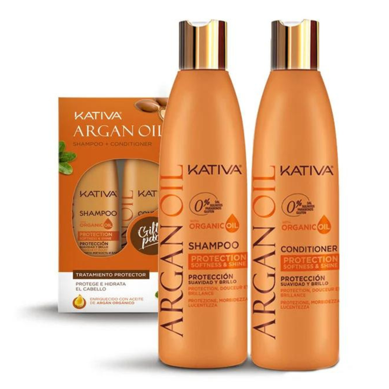 Pack Shampoo + Acondicionador Argan Oil Kativa 250-0